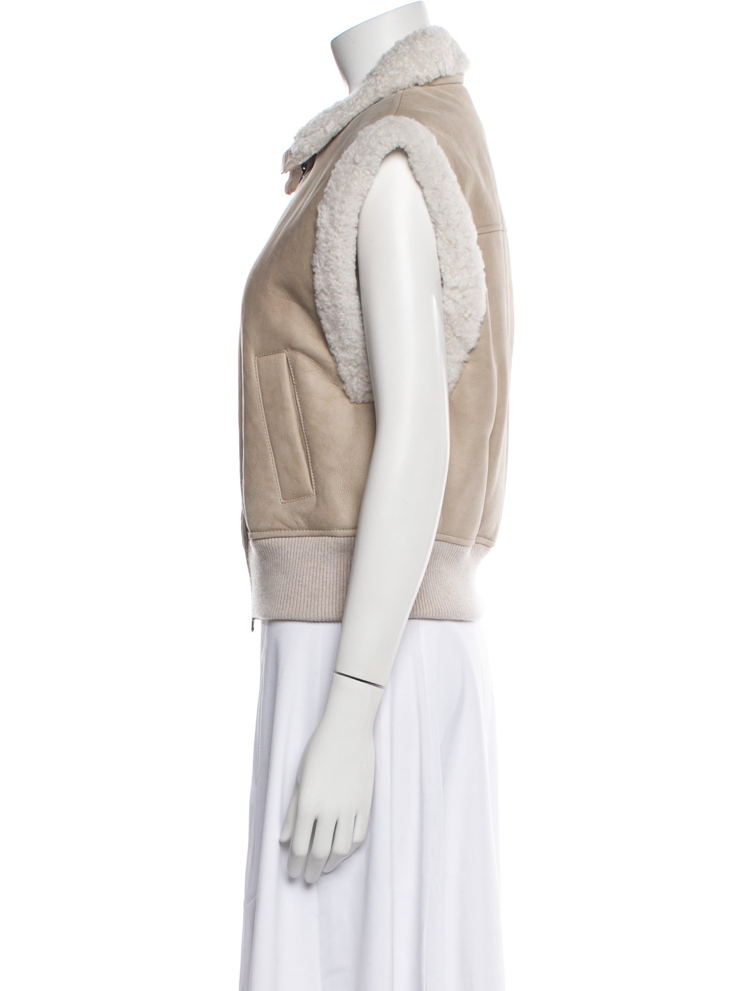 Brunello Cucinelli Leather Vest w/ Tags