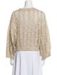 Brunello Cucinelli Linen Bateau Neckline Sweater