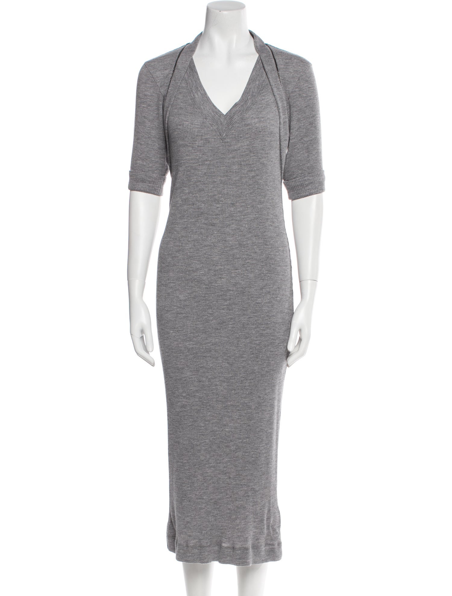 Brunello Cucinelli Wool Long Dress w/ Tags