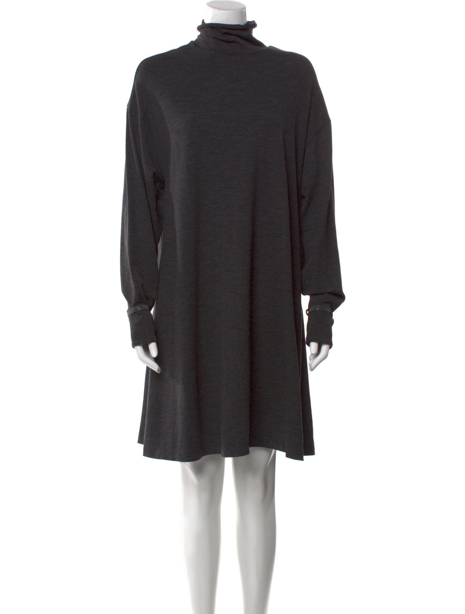 Brunello Cucinelli Virgin Wool Mini Dress w/ Tags