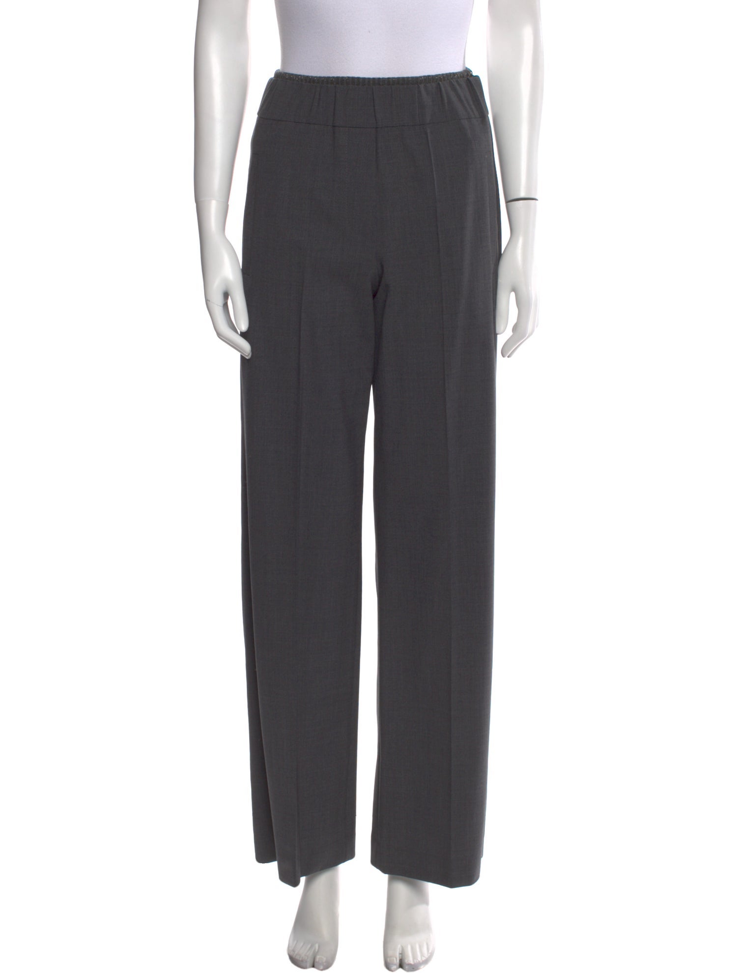 Brunello Cucinelli Virgin Wool Wide Leg Pants w/ Tags