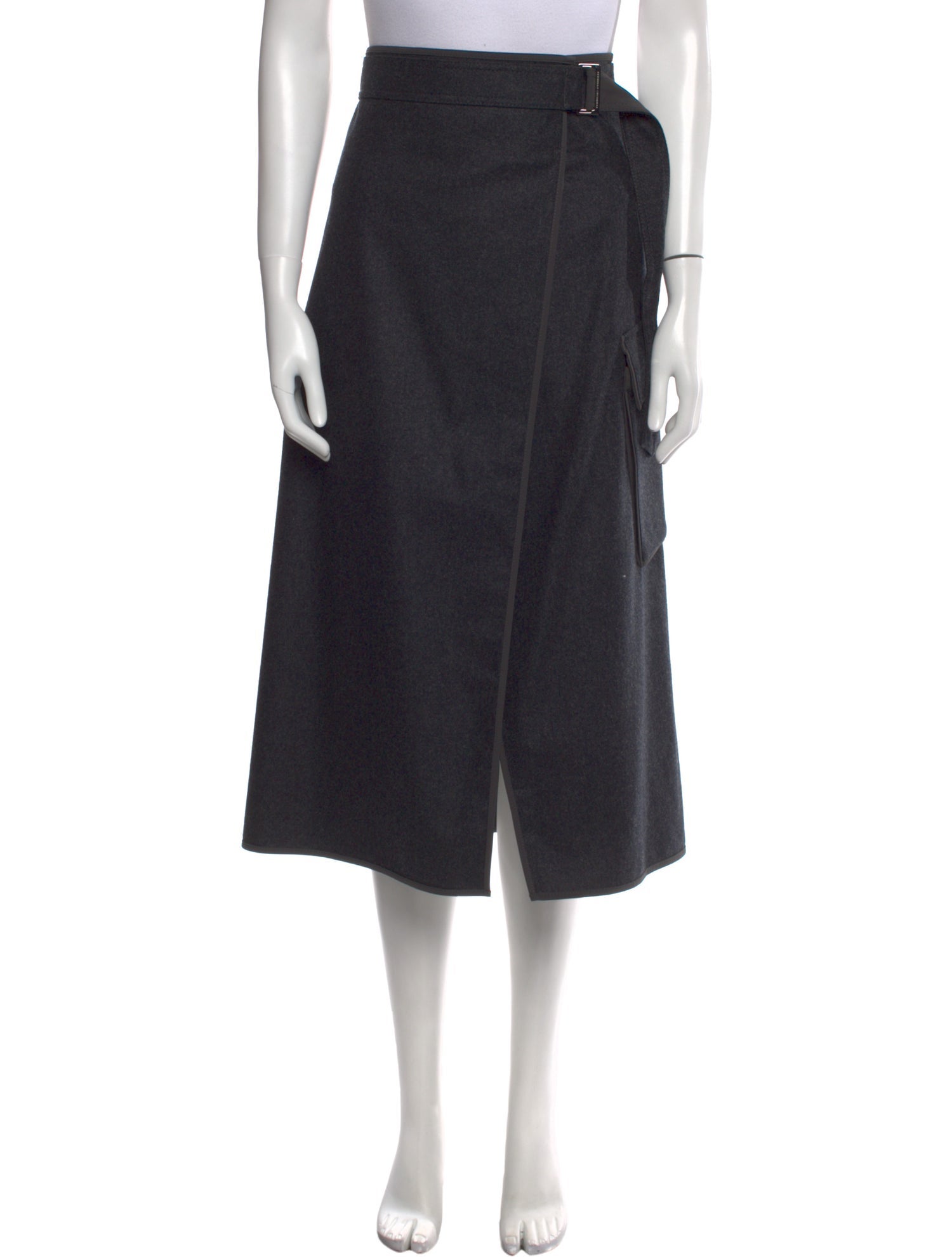 Brunello Cucinelli Virgin Wool Midi Length Skirt w/ Tags