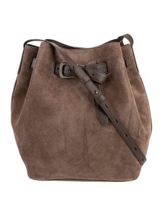 Brunello Cucinelli Suede Bucket Bag