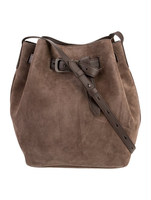 Brunello Cucinelli Suede Bucket Bag