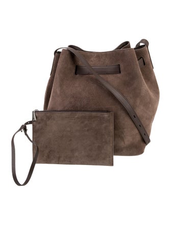 Brunello Cucinelli Suede Bucket Bag