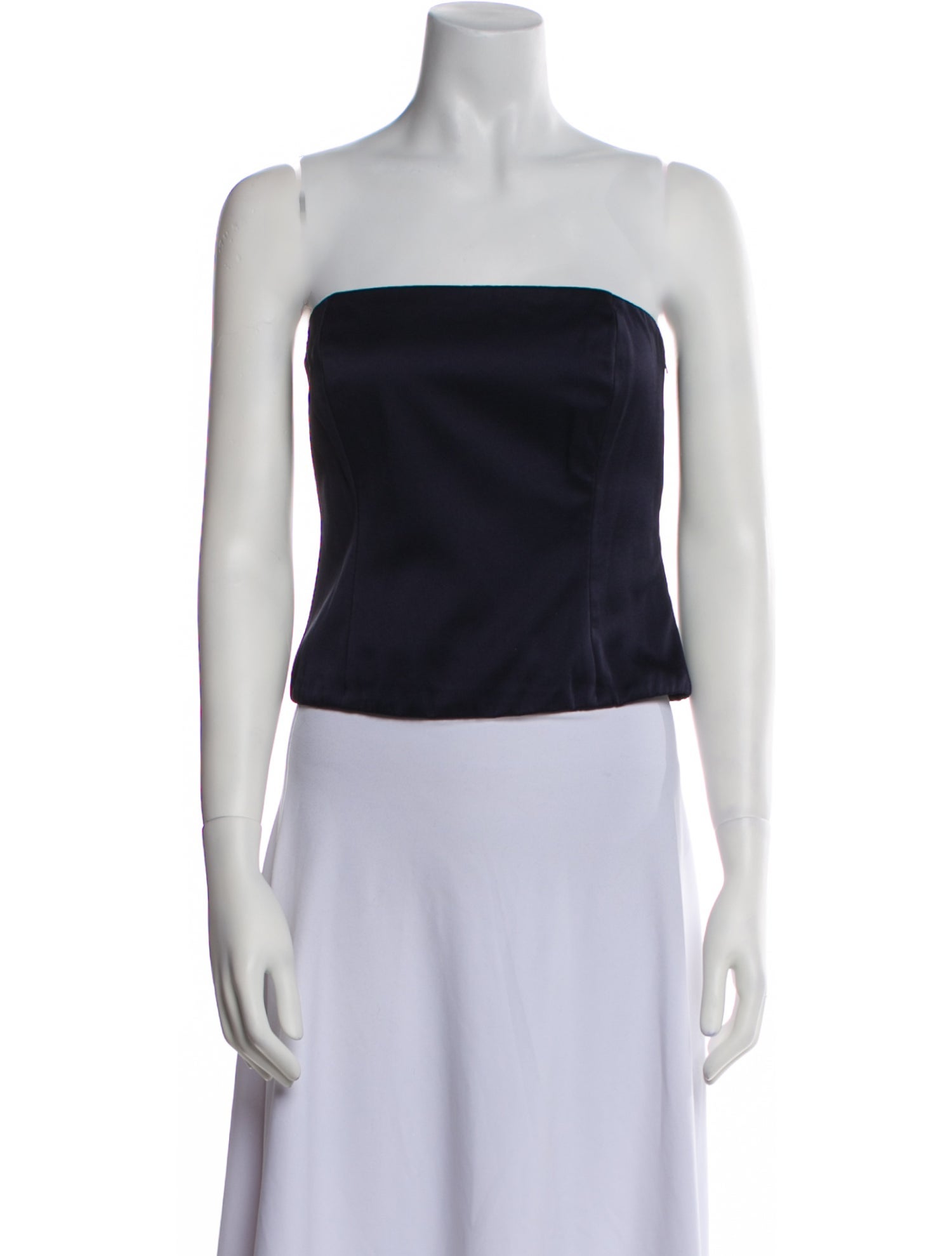 Brunello Cucinelli Strapless Crop Top