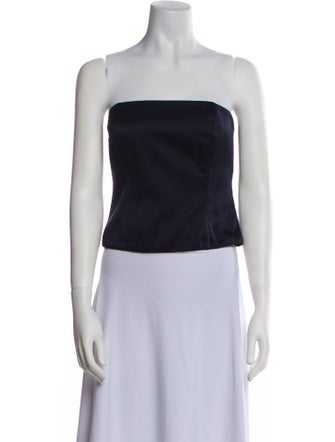 Brunello Cucinelli Strapless Crop Top