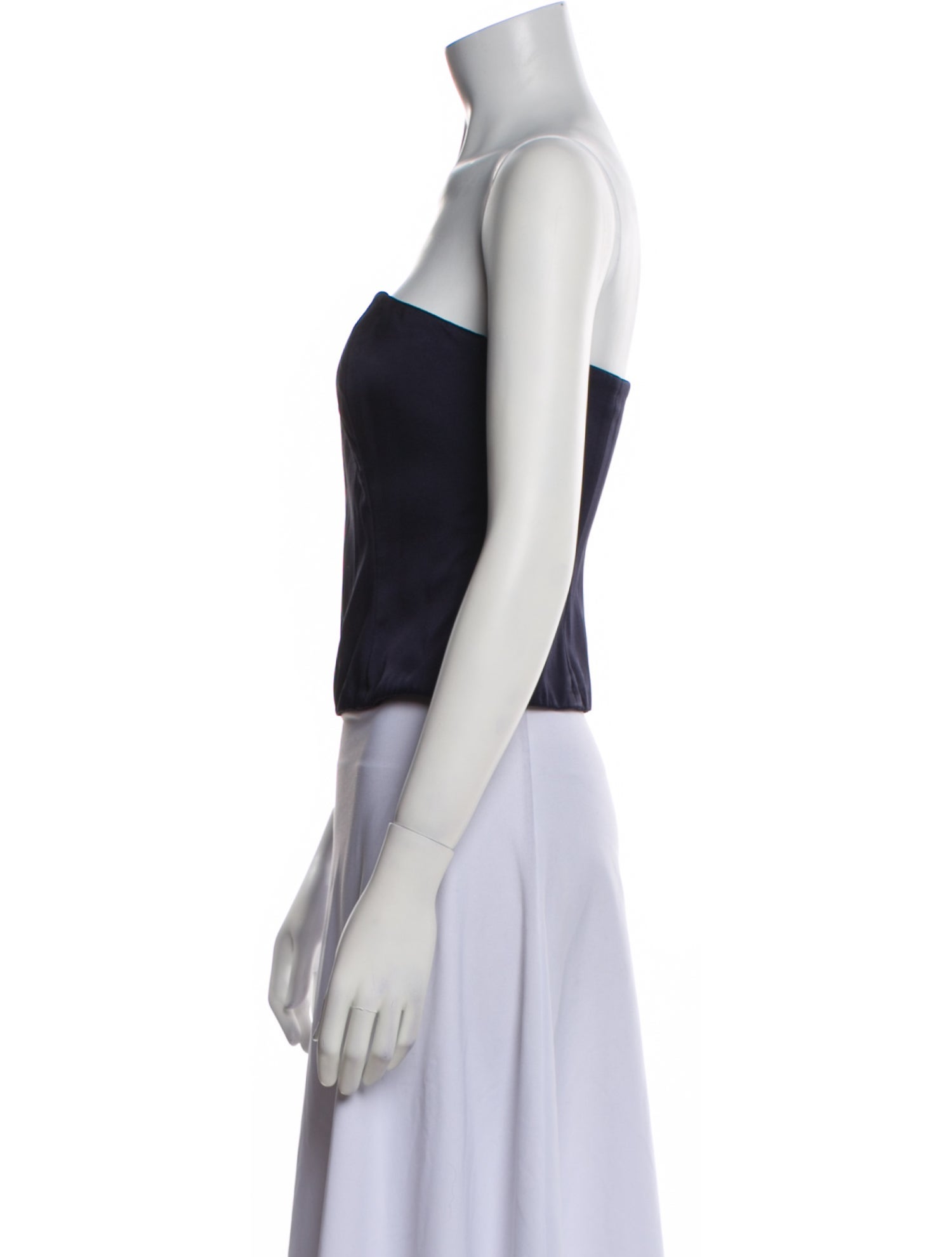 Brunello Cucinelli Strapless Crop Top