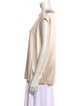 Brunello Cucinelli Silk Crew Neck Blouse
