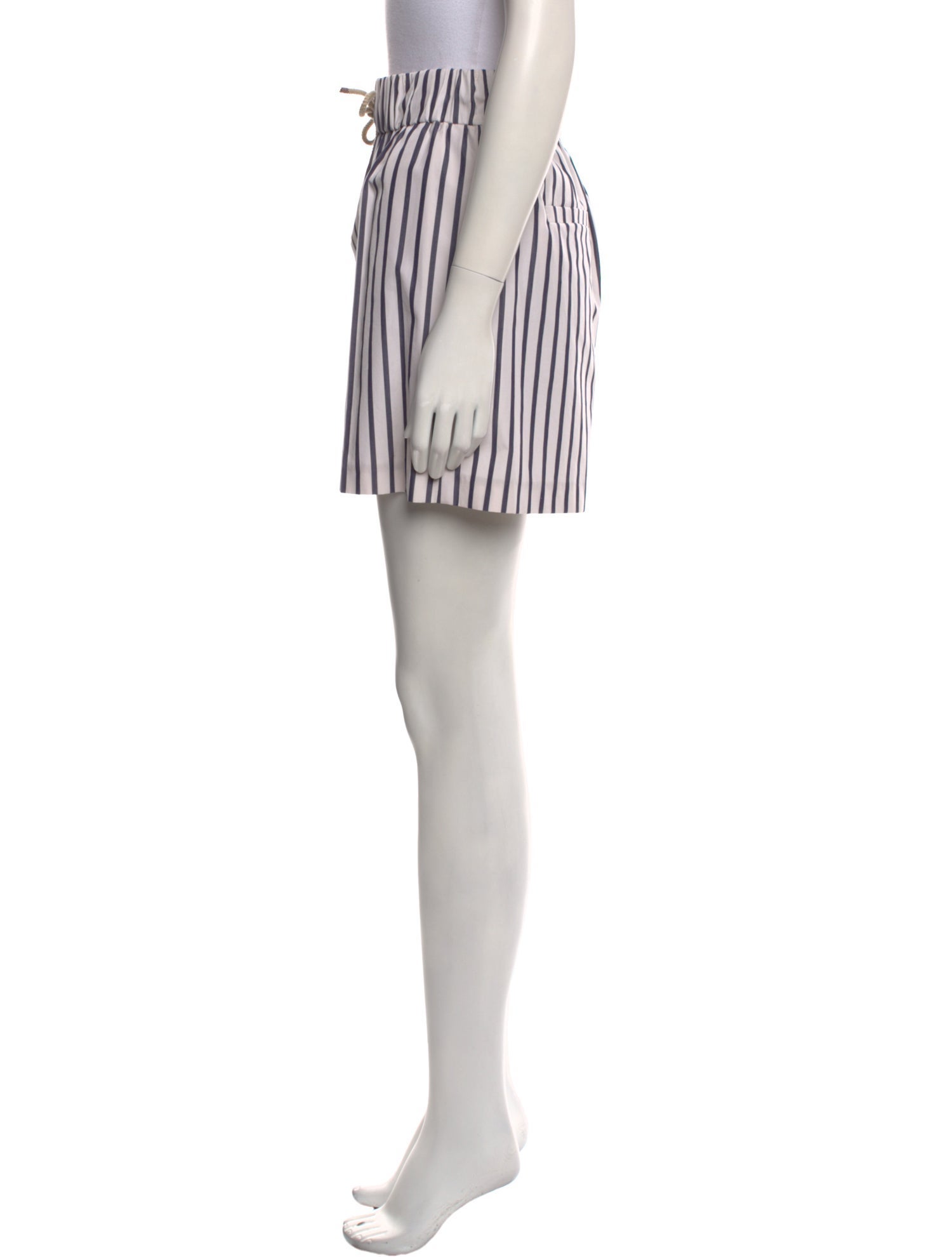 Brunello Cucinelli Striped Mini Shorts