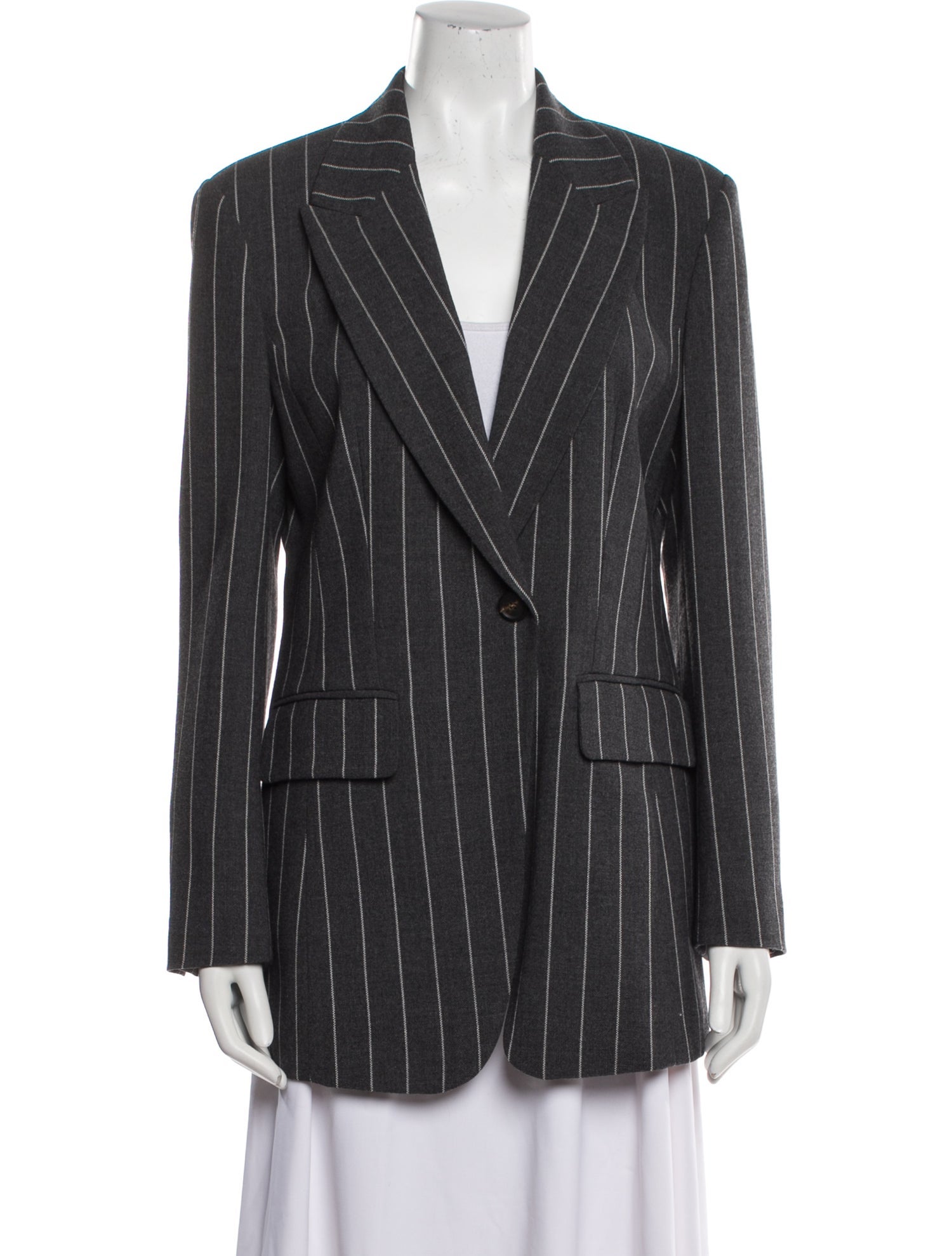 Brunello Cucinelli Wool Striped Blazer