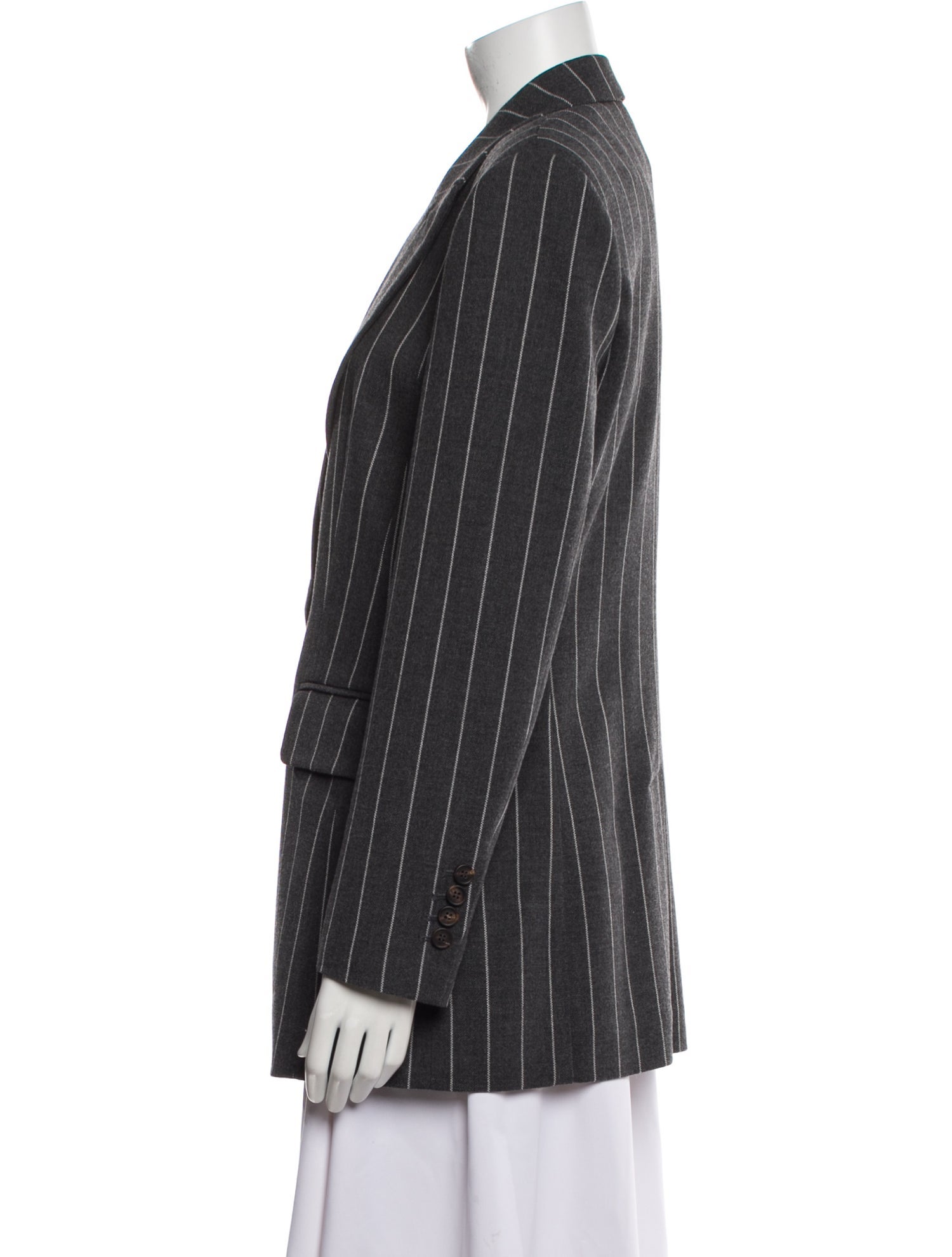 Brunello Cucinelli Wool Striped Blazer
