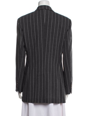 Brunello Cucinelli Wool Striped Blazer