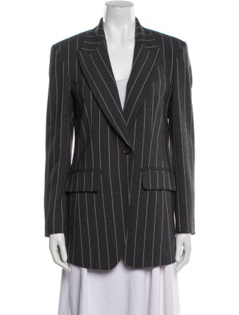 Brunello Cucinelli Wool Striped Blazer
