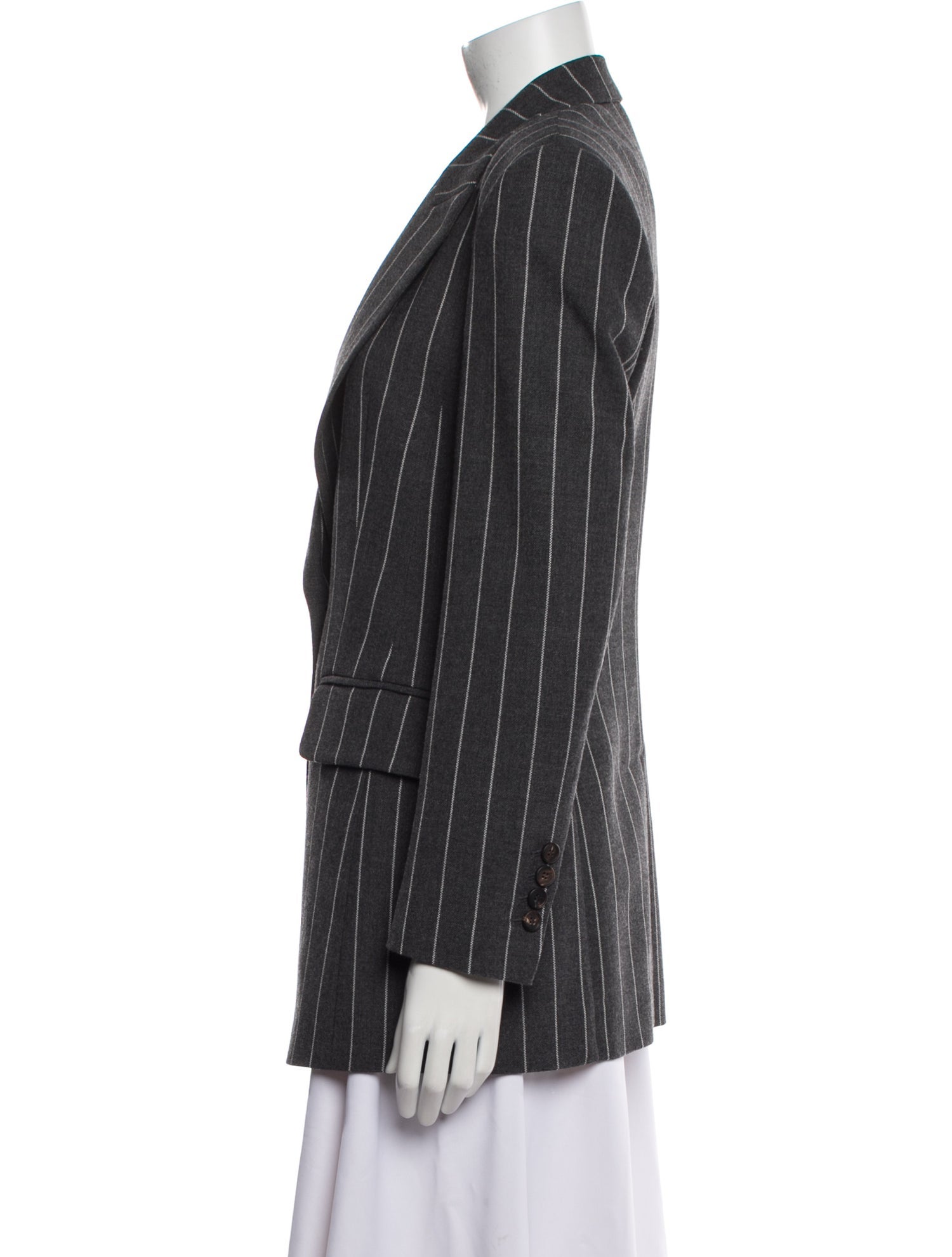 Brunello Cucinelli Wool Striped Blazer