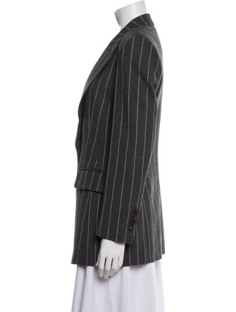 Brunello Cucinelli Wool Striped Blazer