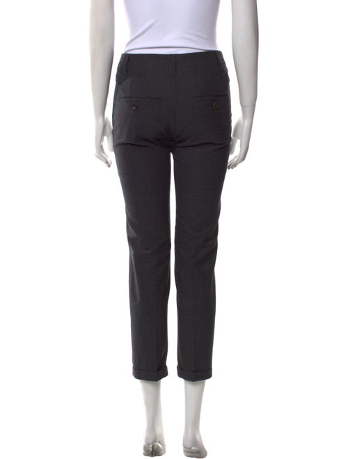 Brunello Cucinelli Virgin Wool Straight Leg Pants