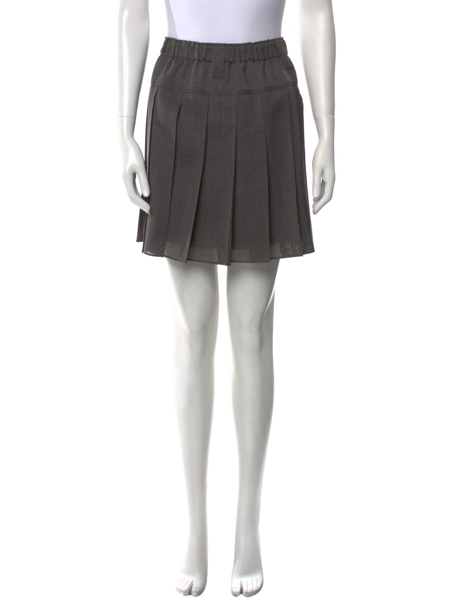 Brunello Cucinelli Pleated Accents Mini Skirt w/ Tags