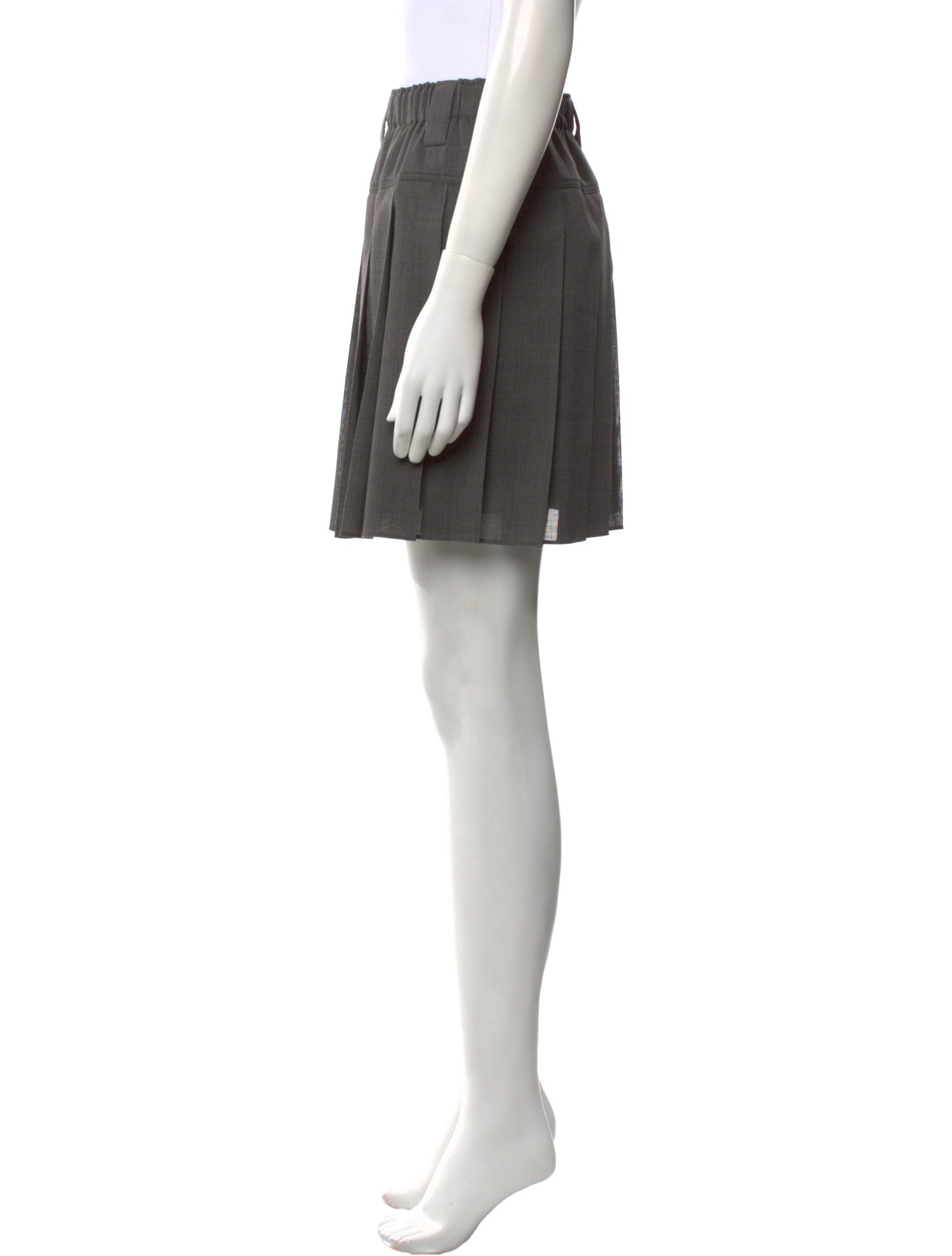 Brunello Cucinelli Pleated Accents Mini Skirt w/ Tags