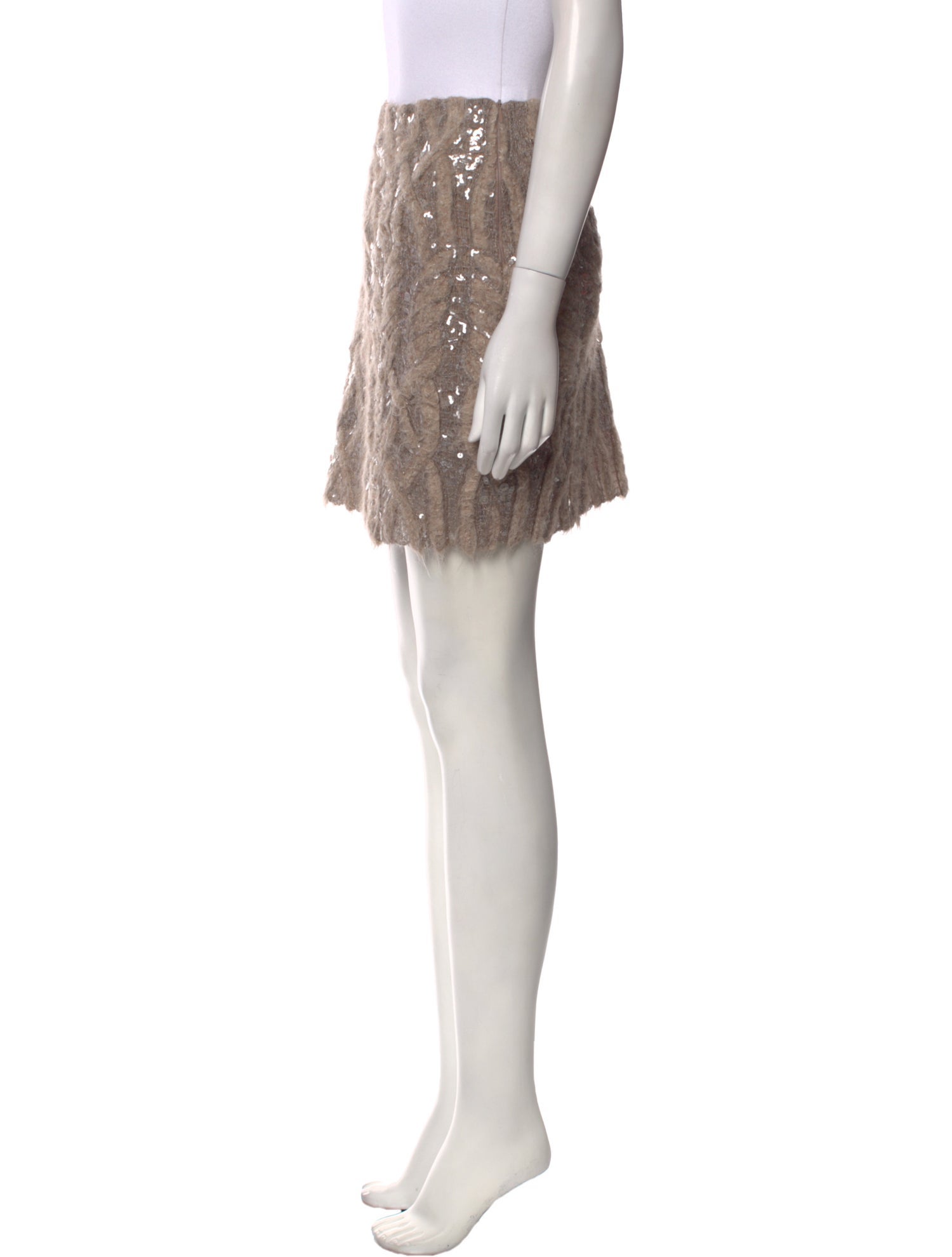 Brunello Cucinelli Sequin Embellishments Mini Skirt w/ Tags