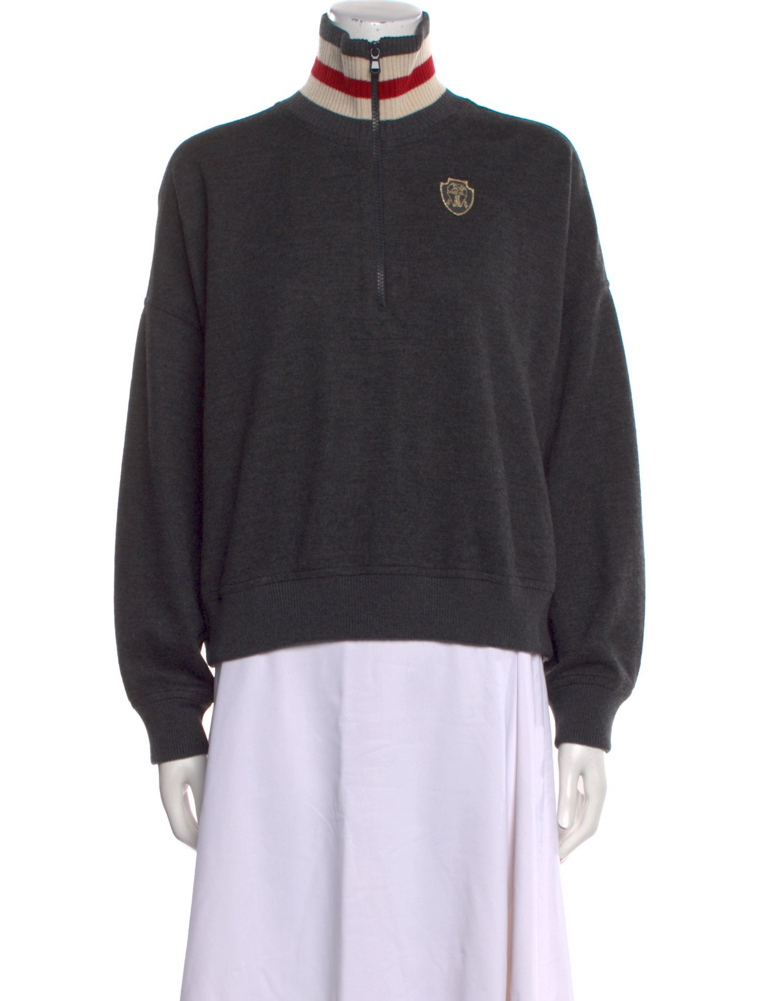 Brunello Cucinelli Cashmere Mock Neck Sweater