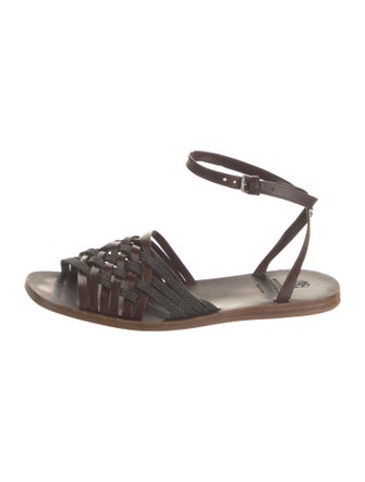Brunello Cucinelli Leather Slides