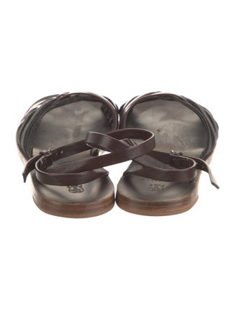 Brunello Cucinelli Leather Slides