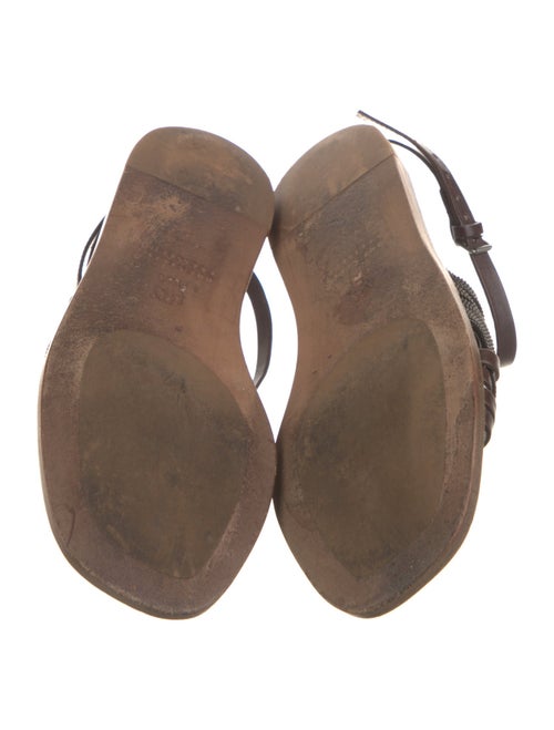 Brunello Cucinelli Leather Slides