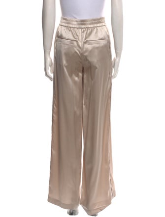 Brunello Cucinelli Silk Wide Leg Pants