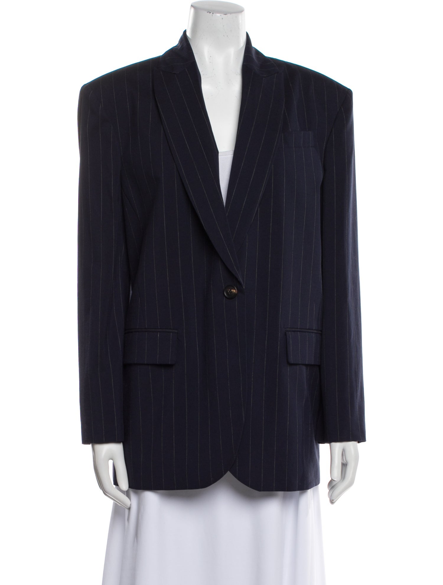 Brunello Cucinelli Virgin Wool Striped Blazer