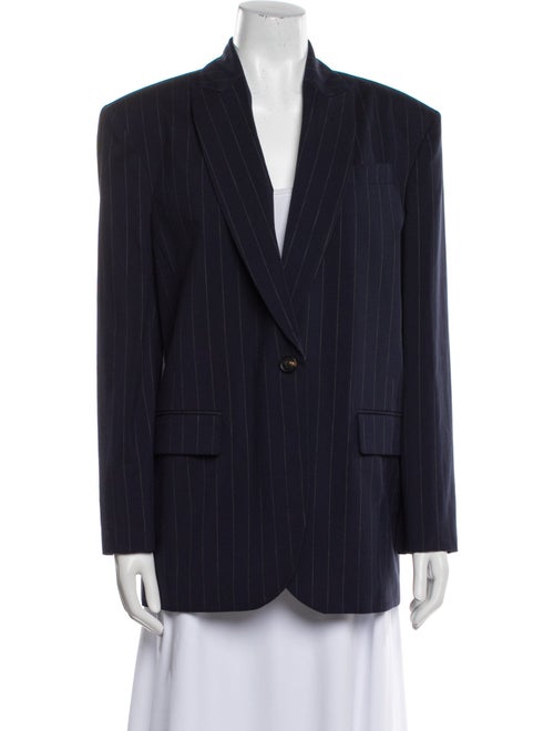 Brunello Cucinelli Virgin Wool Striped Blazer