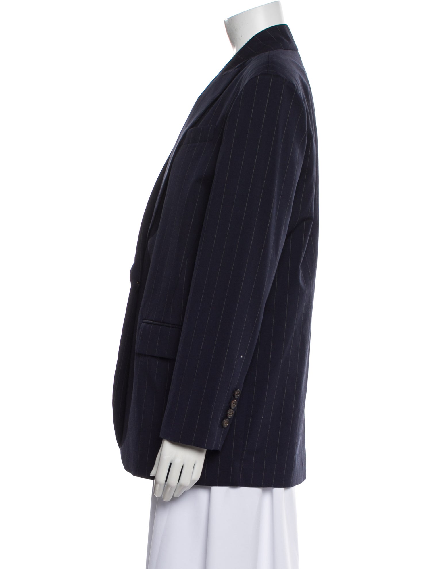 Brunello Cucinelli Virgin Wool Striped Blazer