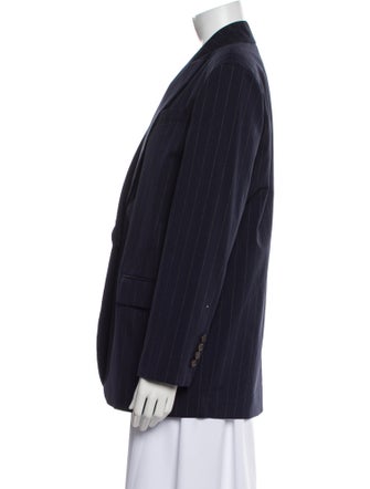 Brunello Cucinelli Virgin Wool Striped Blazer