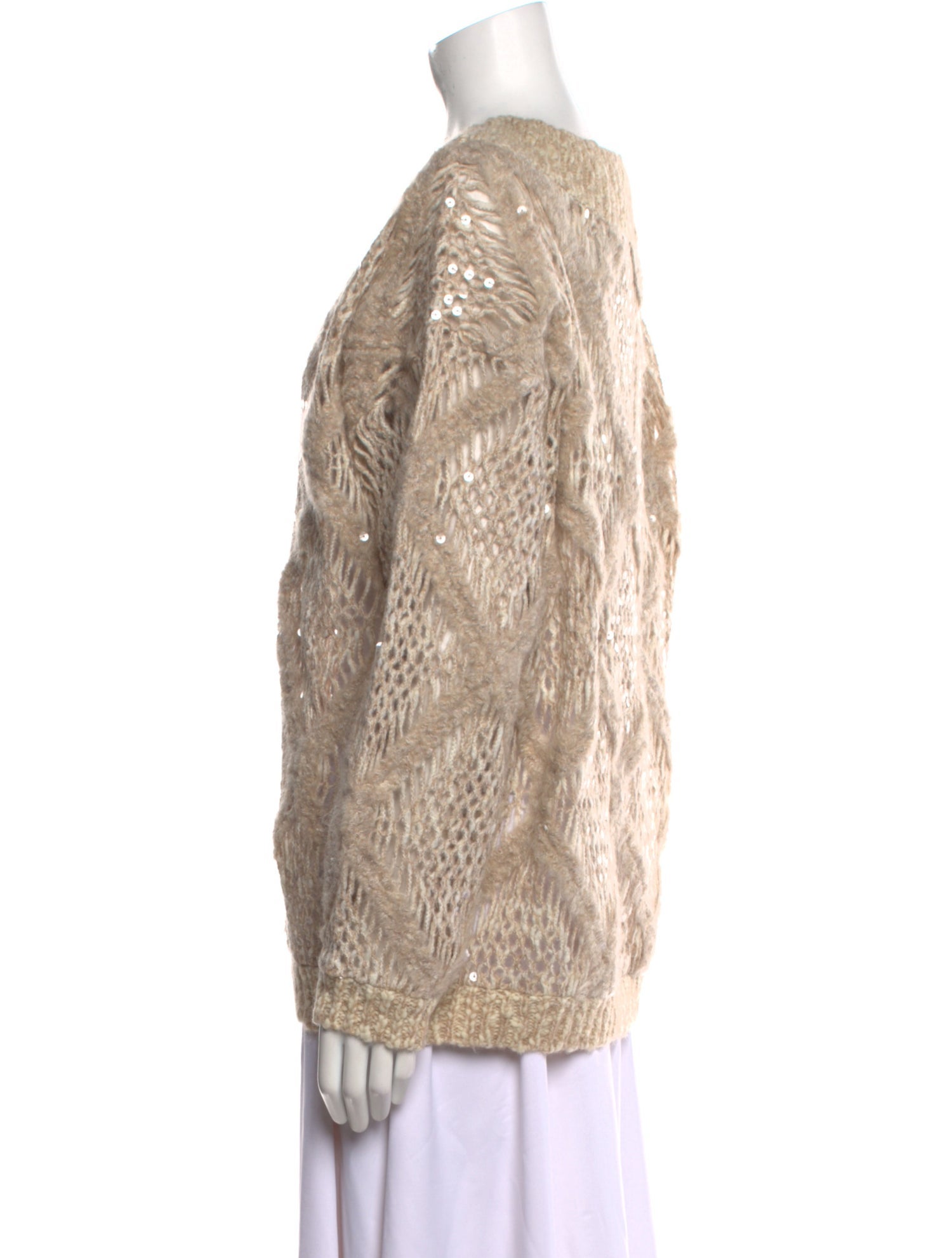 Brunello Cucinelli Wool V-Neck Sweater w/ Tags