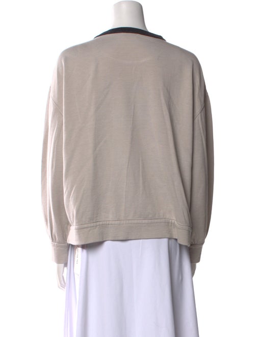 Brunello Cucinelli Crew Neck Long Sleeve Sweatshirt