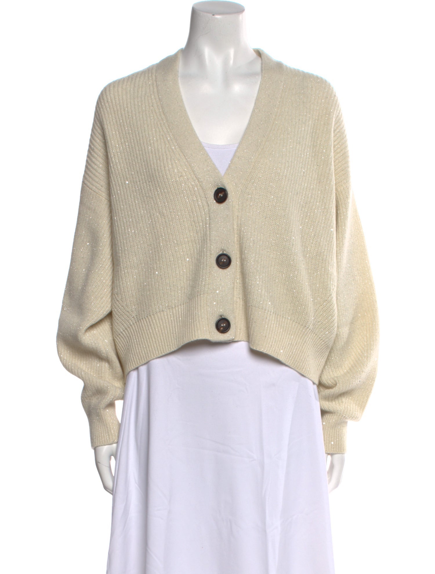 Brunello Cucinelli V-Neck Sweater w/ Tags