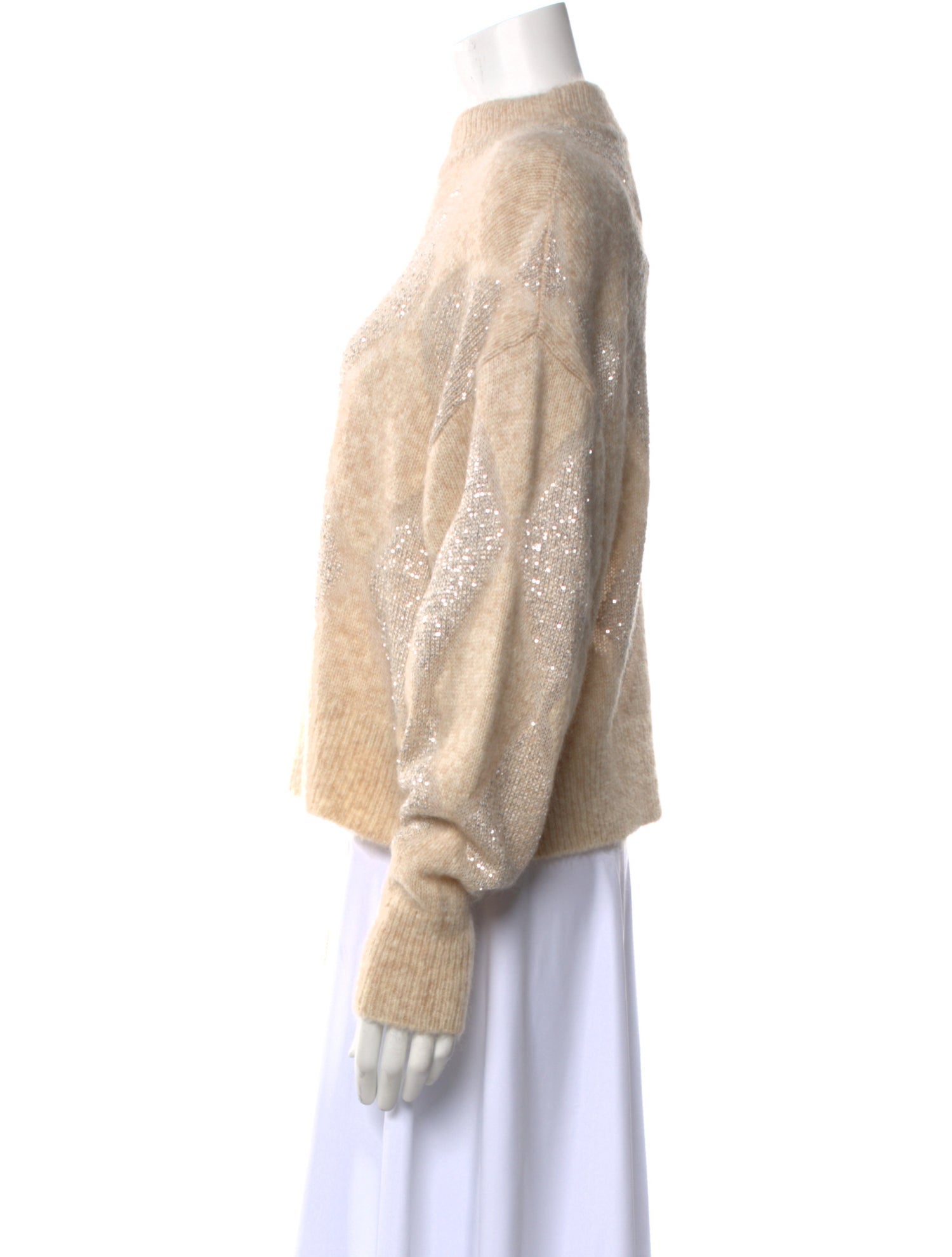 Brunello Cucinelli Wool Mock Neck Sweater w/ Tags