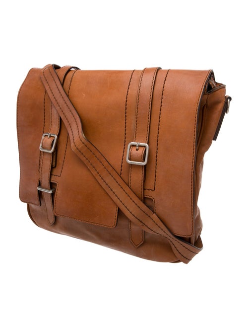 Brunello Cucinelli Leather Messenger Bag