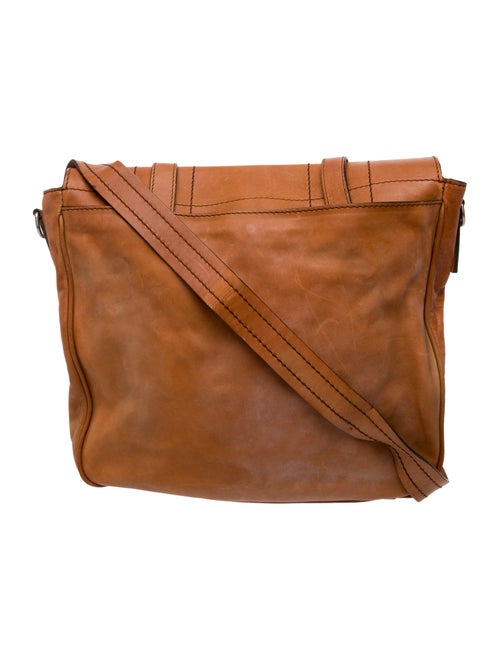 Brunello Cucinelli Leather Messenger Bag