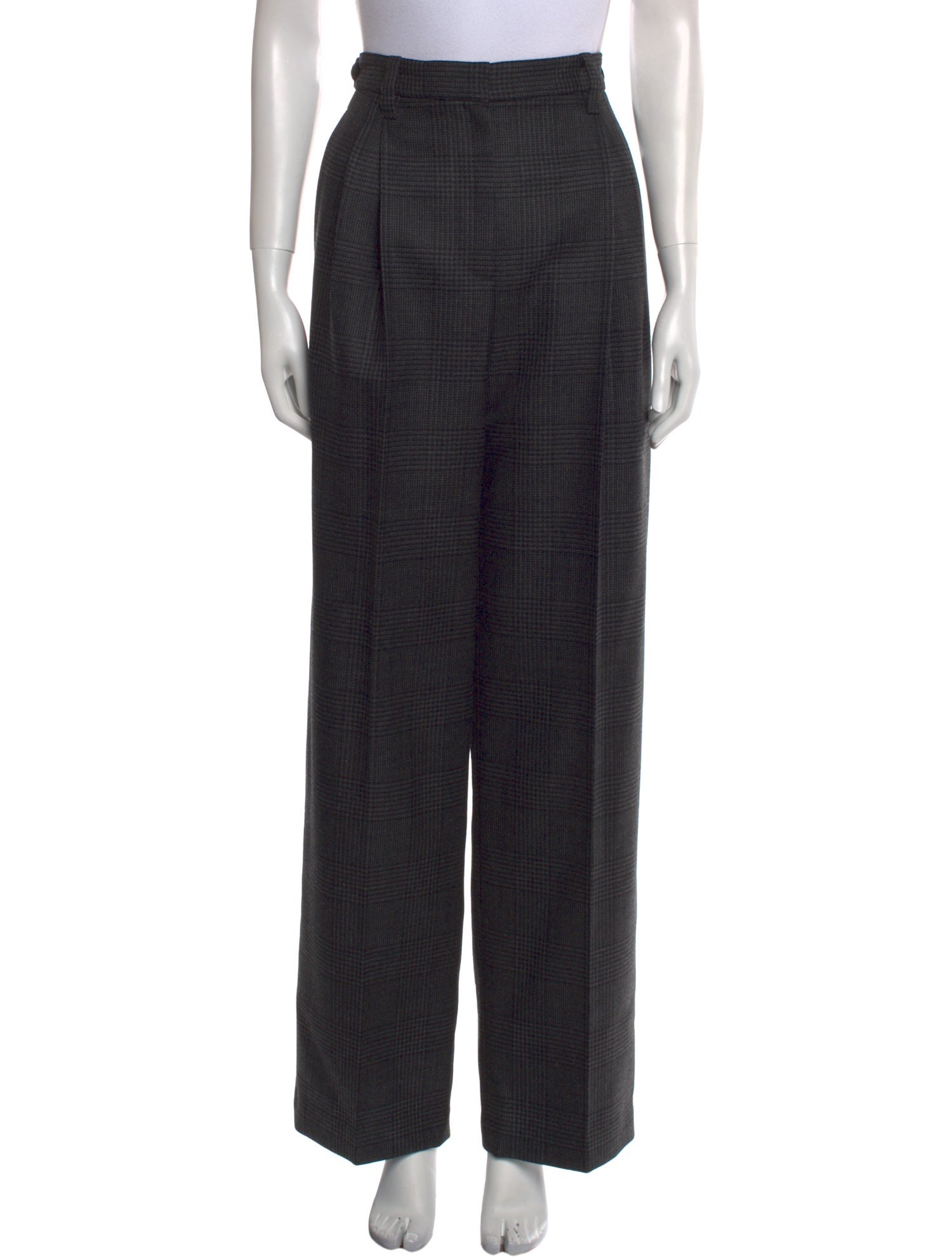 Brunello Cucinelli Virgin Wool Wide Leg Pants