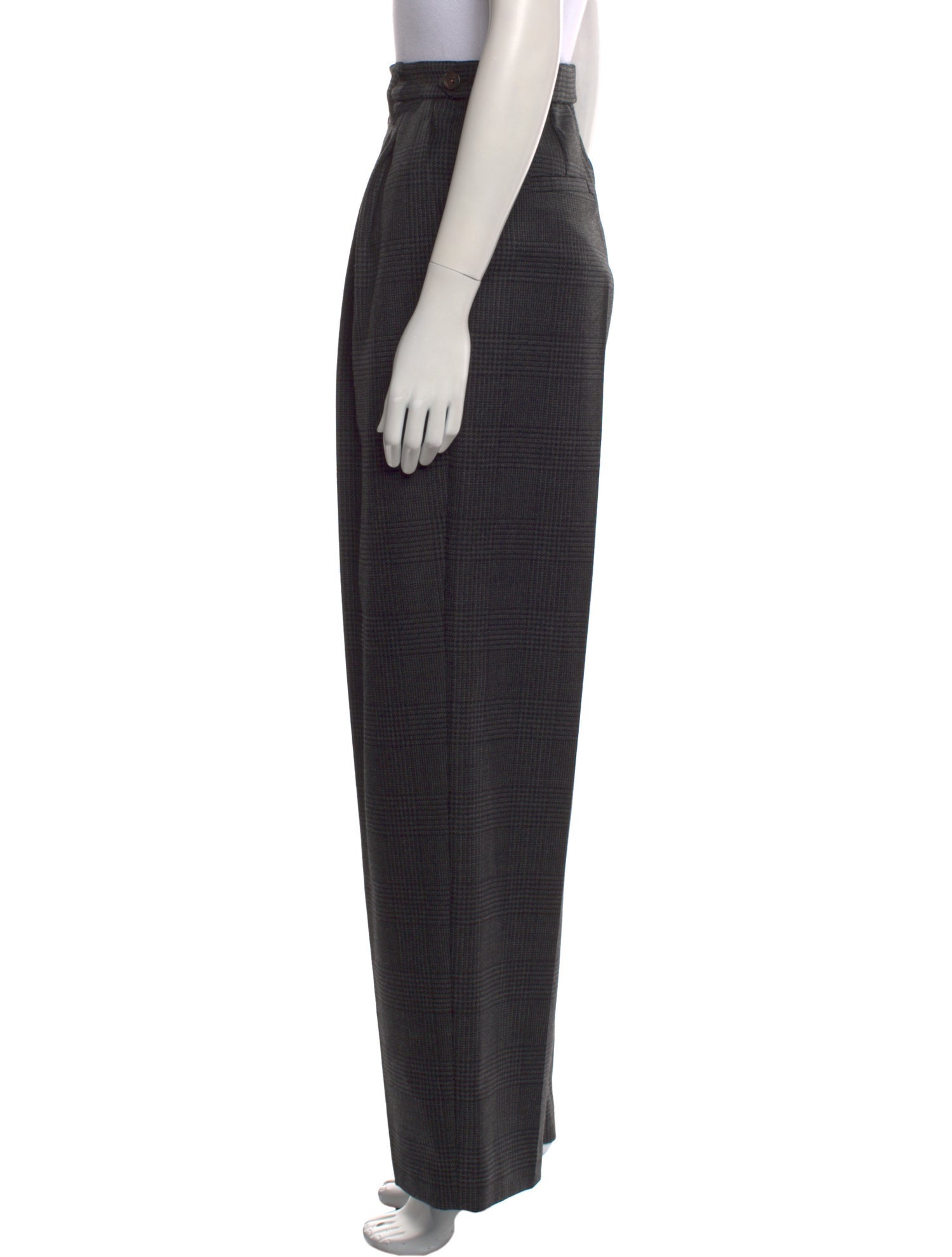 Brunello Cucinelli Virgin Wool Wide Leg Pants