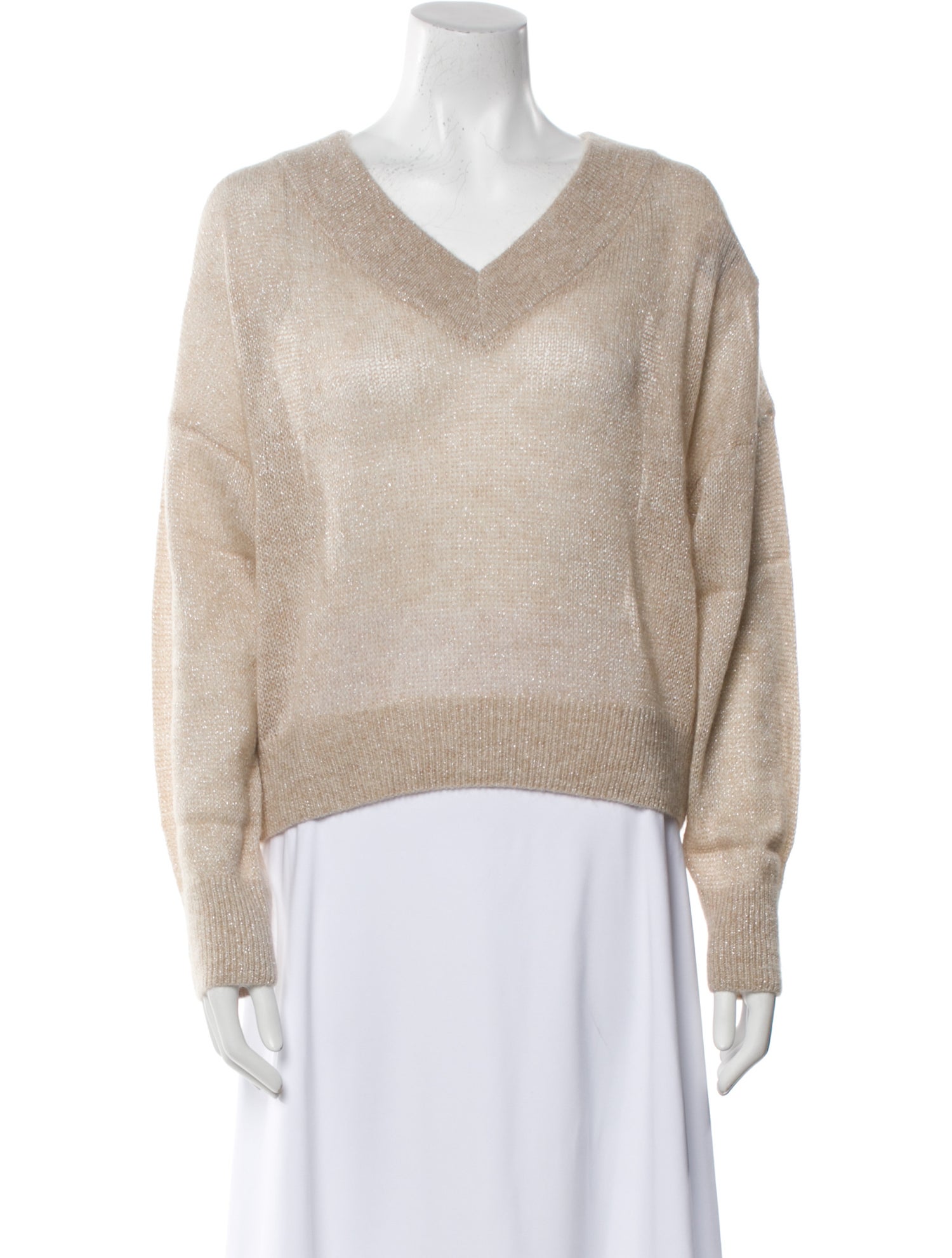 Brunello Cucinelli V-Neck Sweater w/ Tags