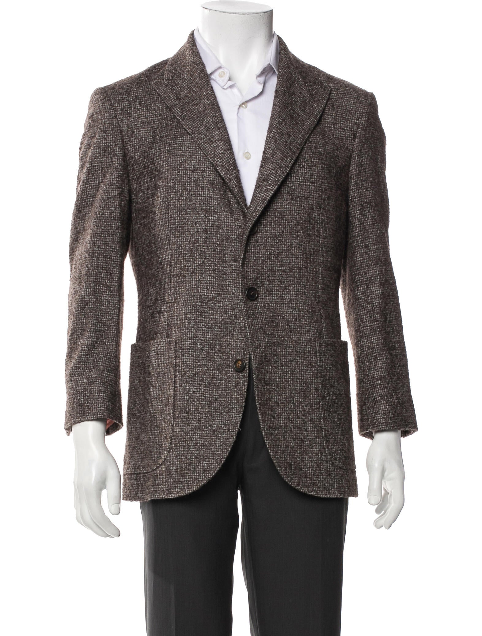 Brunello Cucinelli Tweed Pattern Blazer
