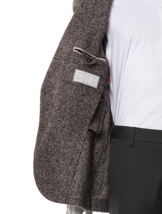 Brunello Cucinelli Tweed Pattern Blazer