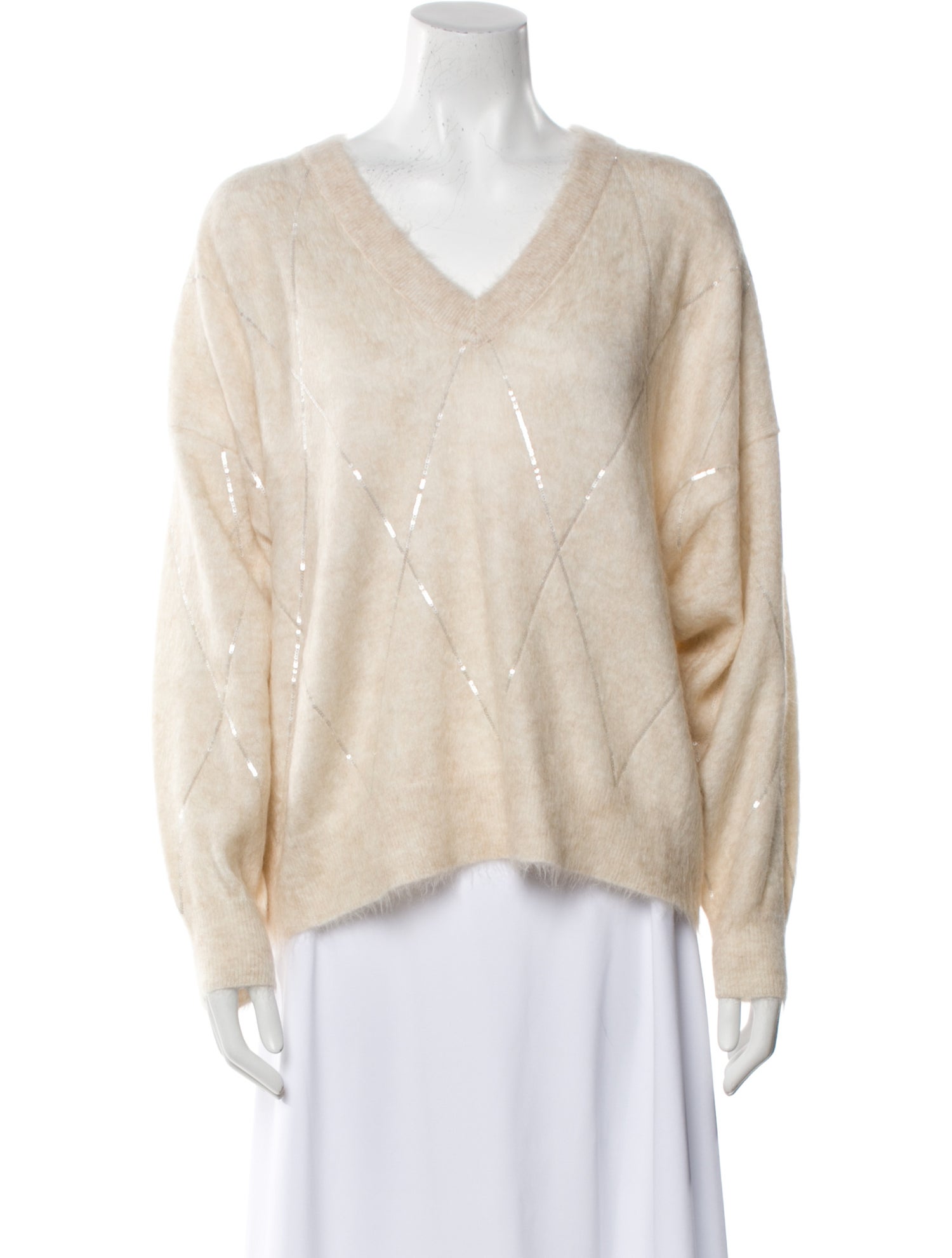 Brunello Cucinelli V-Neck Sweater w/ Tags