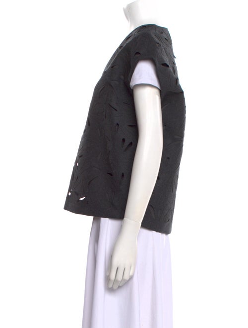 Brunello Cucinelli Virgin Wool V-Neck Top