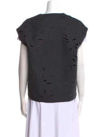 Brunello Cucinelli Virgin Wool V-Neck Top