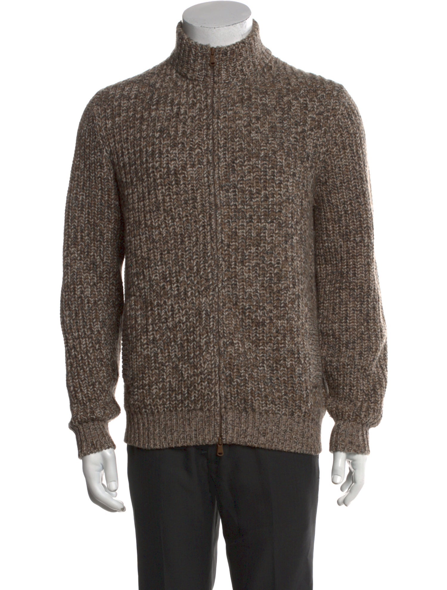 Brunello Cucinelli Cashmere Turtleneck Cardigan