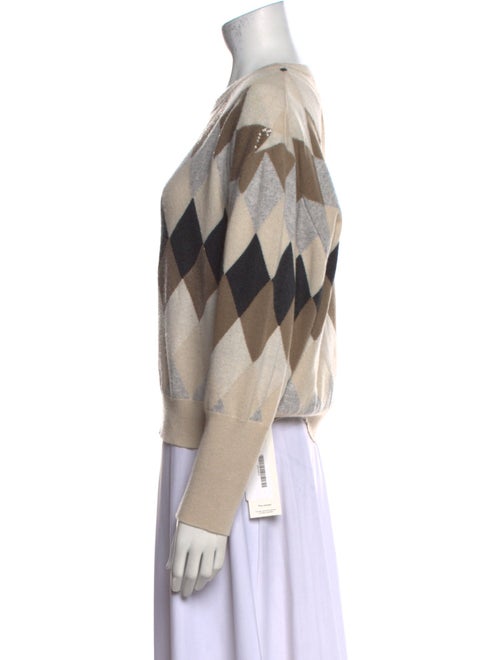 Brunello Cucinelli Virgin Wool Printed Sweater