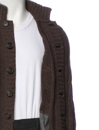 Brunello Cucinelli Cashmere Mock Neck Cardigan